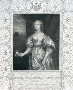 Elizabeth Cavendish, Comtesse de Devonshire, milieu du 17ème siècle - Anthony van Dyck